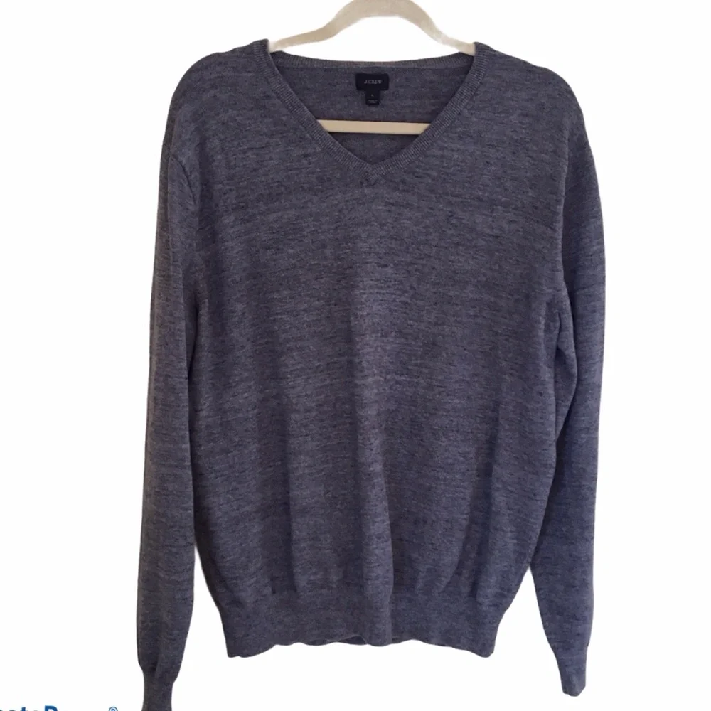J. Crew Men's V-Neck Pullover Sweater L